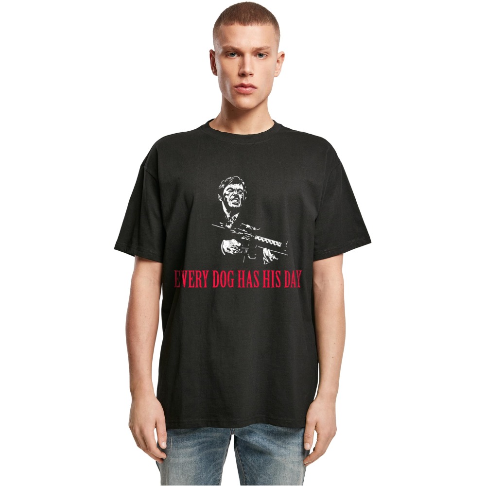 Merchcode Scarface - Every Dog Oversize Tshirt Homme - Noir